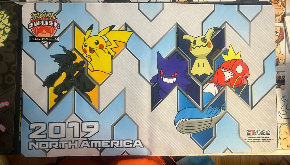 Pokemon 2019 Gengar Mimikyu Playmat TCG North American Internationals