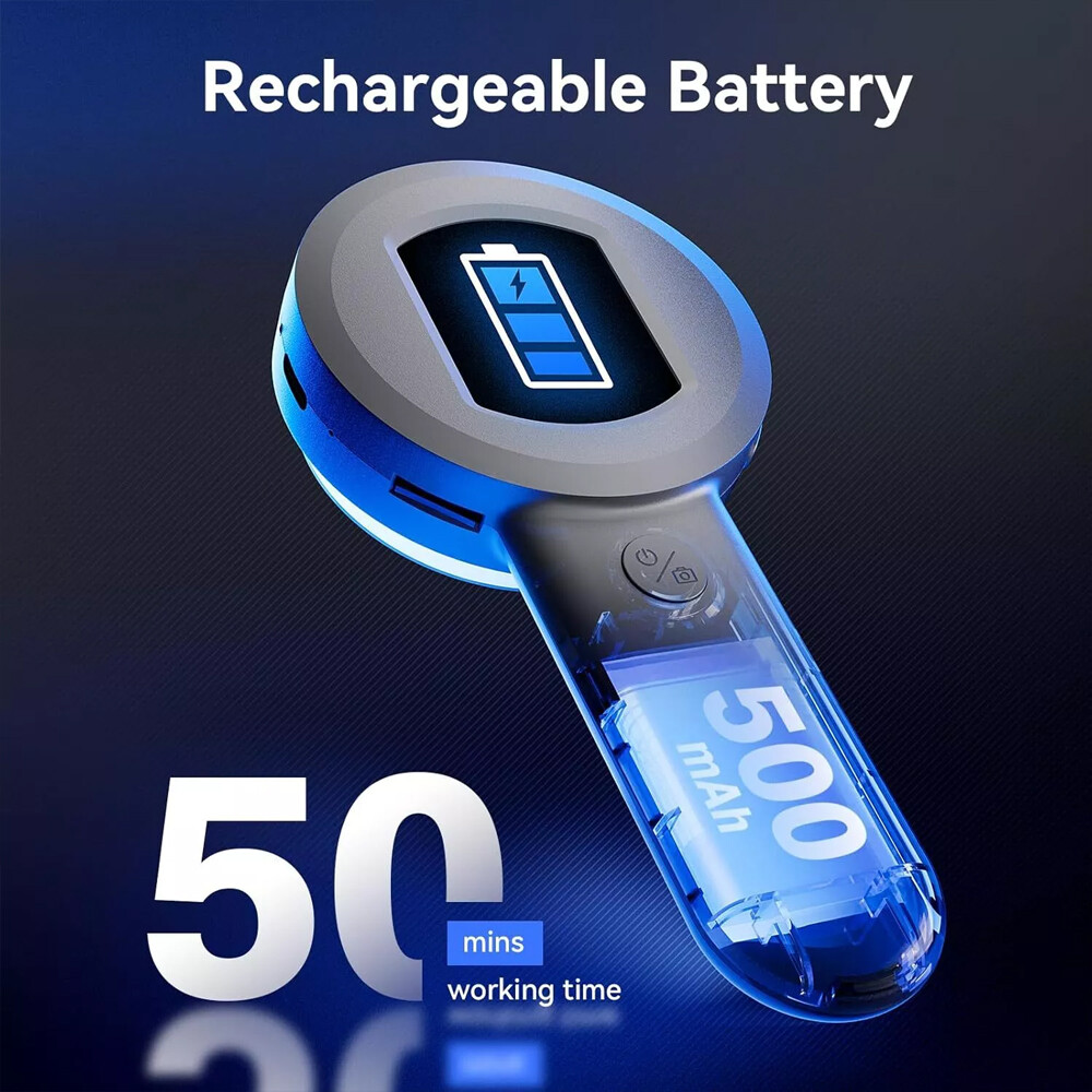 Portable Handheld Mini Pocket 100X Microscope Coin Jeweler LoupeLens Illuminated