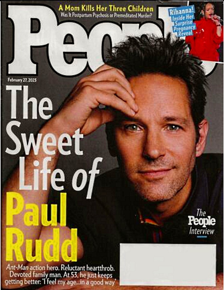 PEOPLE Magazine February 27, 2023 PAUL RUDD Cover