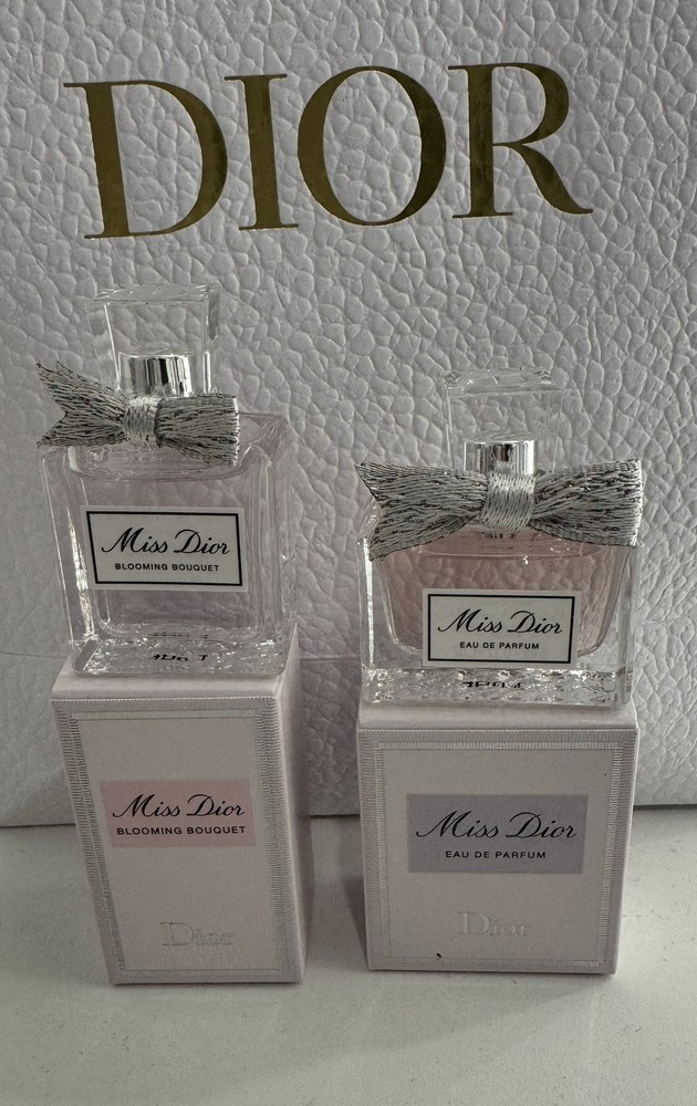 1 Miss Dior EDP 5ml + 1 Miss Dior Blooming Bouquet EDT + Free Vial