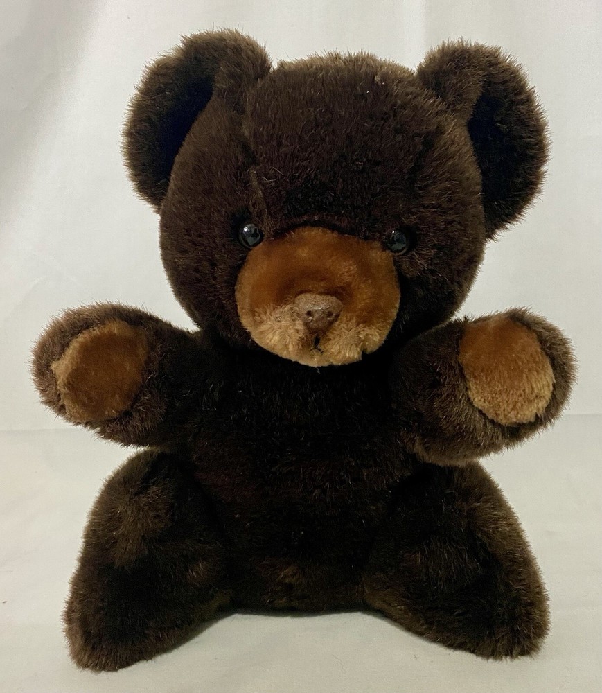 Russ Berrie Brown Bear GRIZZLY Item # 524 Sitting 13
