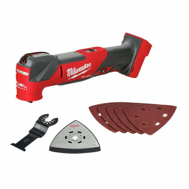 Milwaukee M18 Fuel Oscillating Multi-Tool Kit 2836-20 Cordless with Battery
