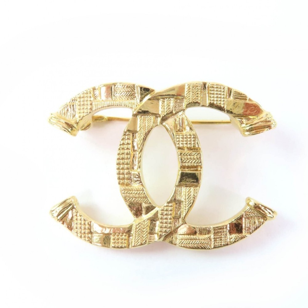 CHANEL B23A Coco Mark Brooch 779160 Made in Italy