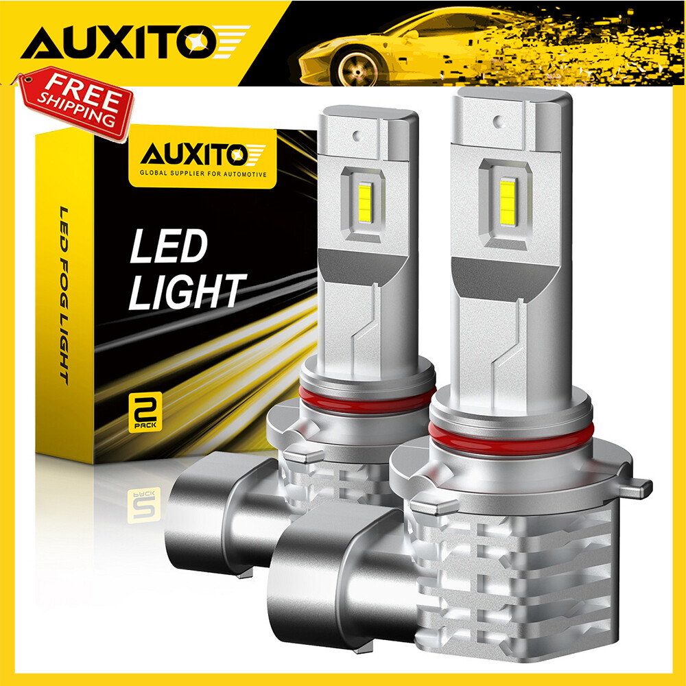 AUXITO 6500K Super White H10 9145 100W LED Fog Driving Light DRL Bulb High Power