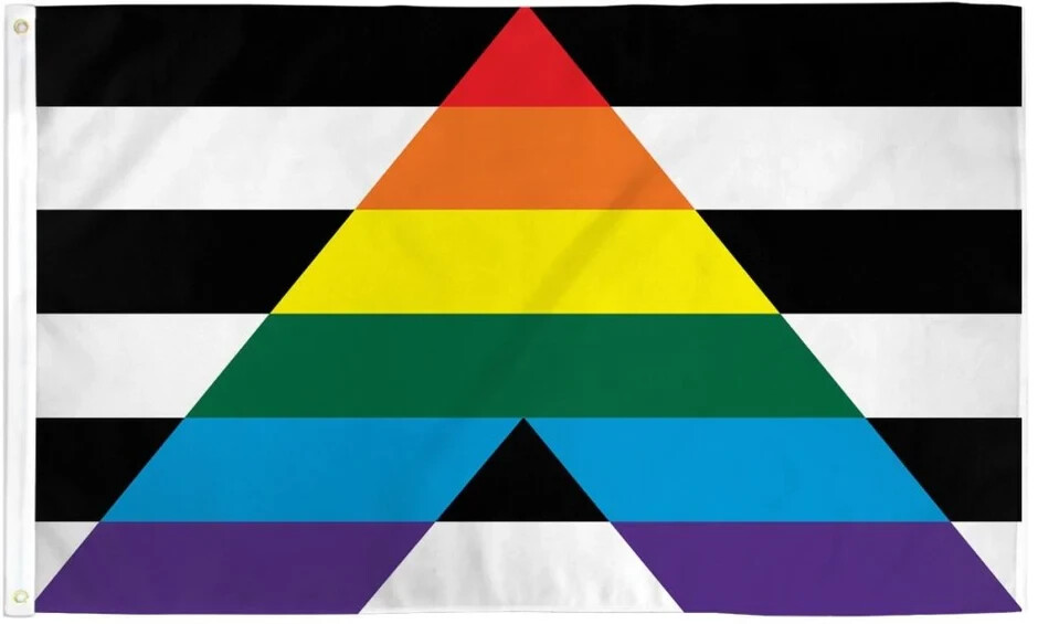 Gay Straight Alliance 3x5ft Rainbow Pride Flag for LGBTQ Rights GSA Pride Month