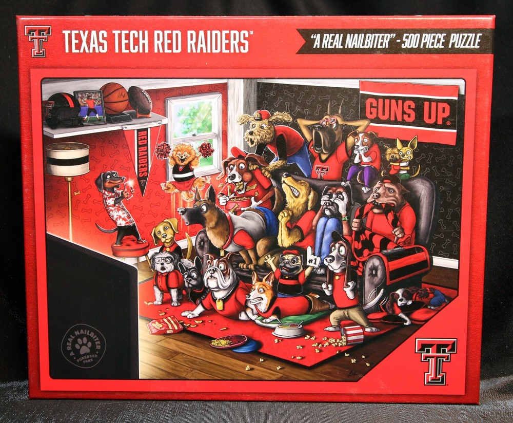 Texas Tech Red Raiders NCAA 500pc Puzzle 24x18 College Football Thriller