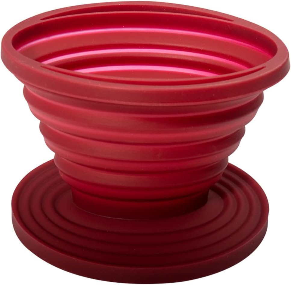 Portable Collapsible Reusable Coffee Dripper for Camping and Travel