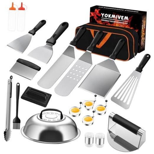 32-Piece Flat Top Grill Accessories Kit for Blackstone Griddles