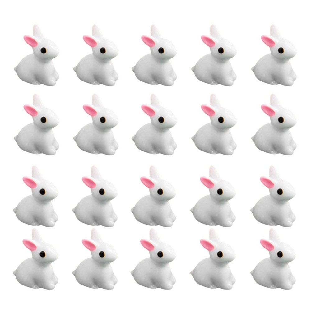 Rabbit Doll Home Cute Little Rabbit Decoration Mini Resin Bunny Ornaments
