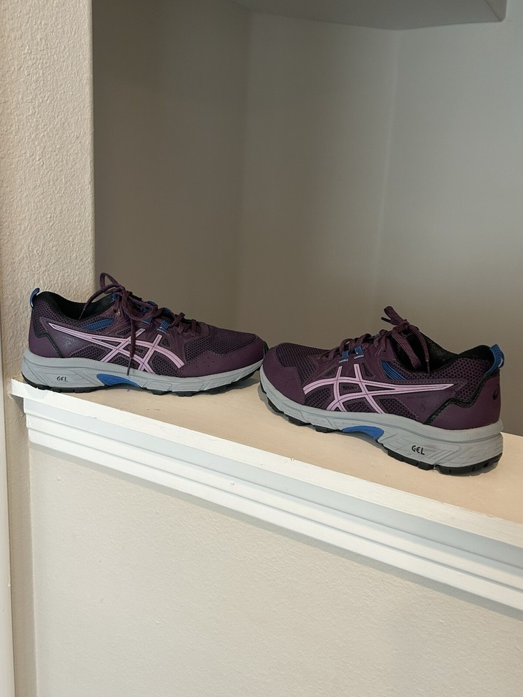 Asics Womens Gel Venture 8 1012A708 Purple Running Shoes Sneakers Size 9
