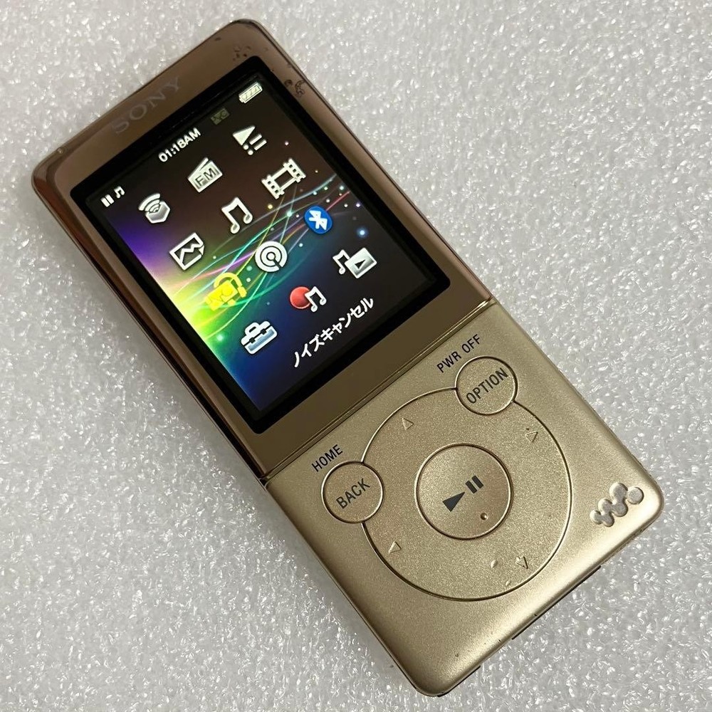 Sony Walkman NW S774 8GB Gold Portable Audio Player Bluetooth Music Player