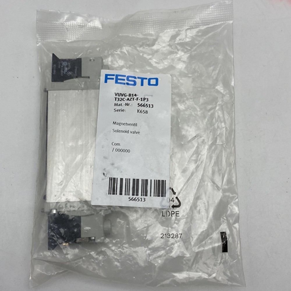 one NEW FESTO solenoid valve VUVG-B14-T32C-AZT-F-1P3 566513 Free shipping