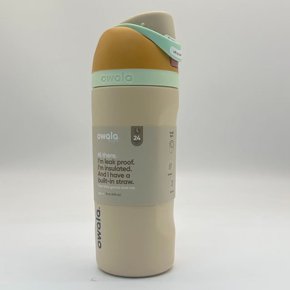 16oz Kids Owala Waterin The Desert FreeSip Water Bottle Sport Mug