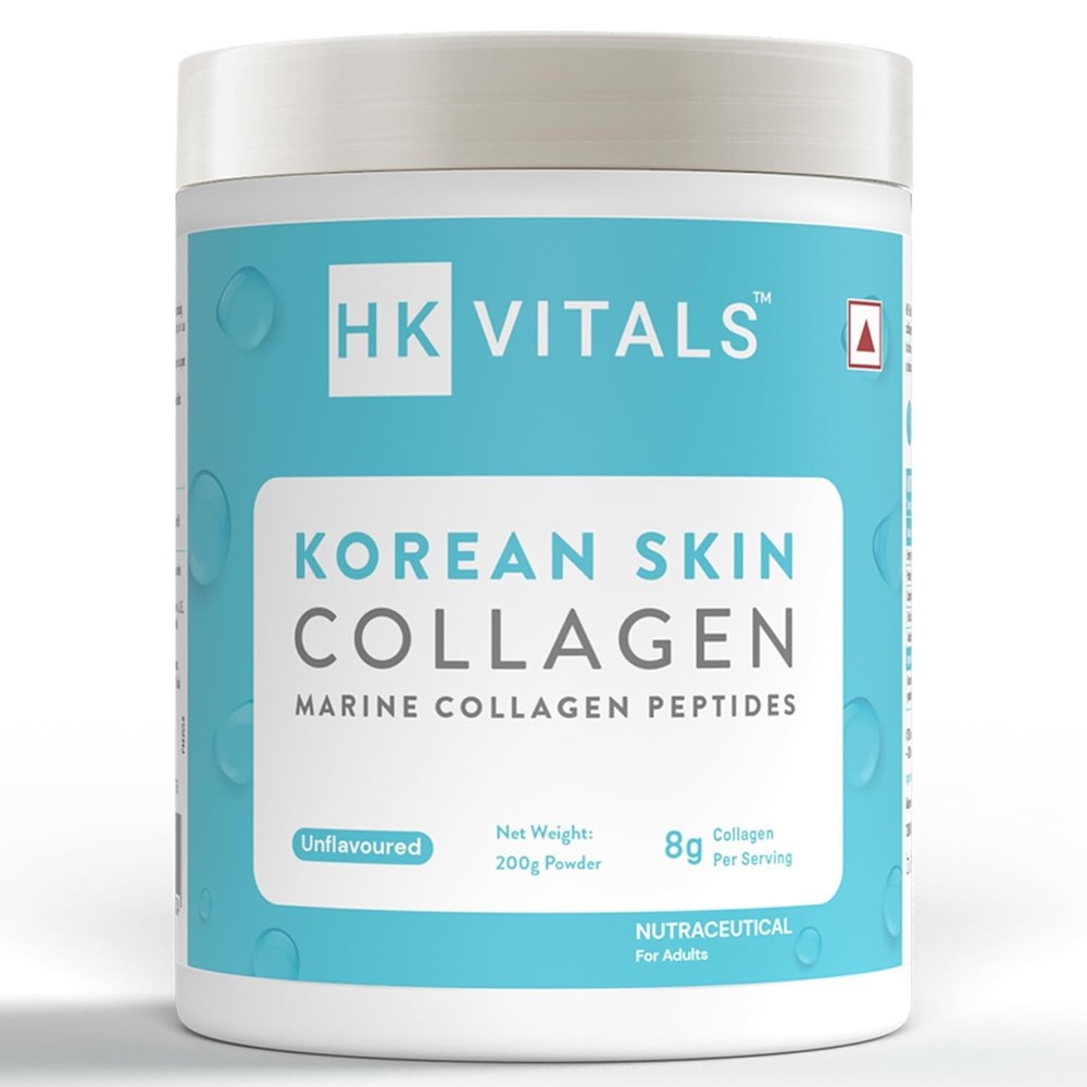 HealthKart HK Vitals Korean Marine Collagen Powder for Skin Hair Nails Health Boost