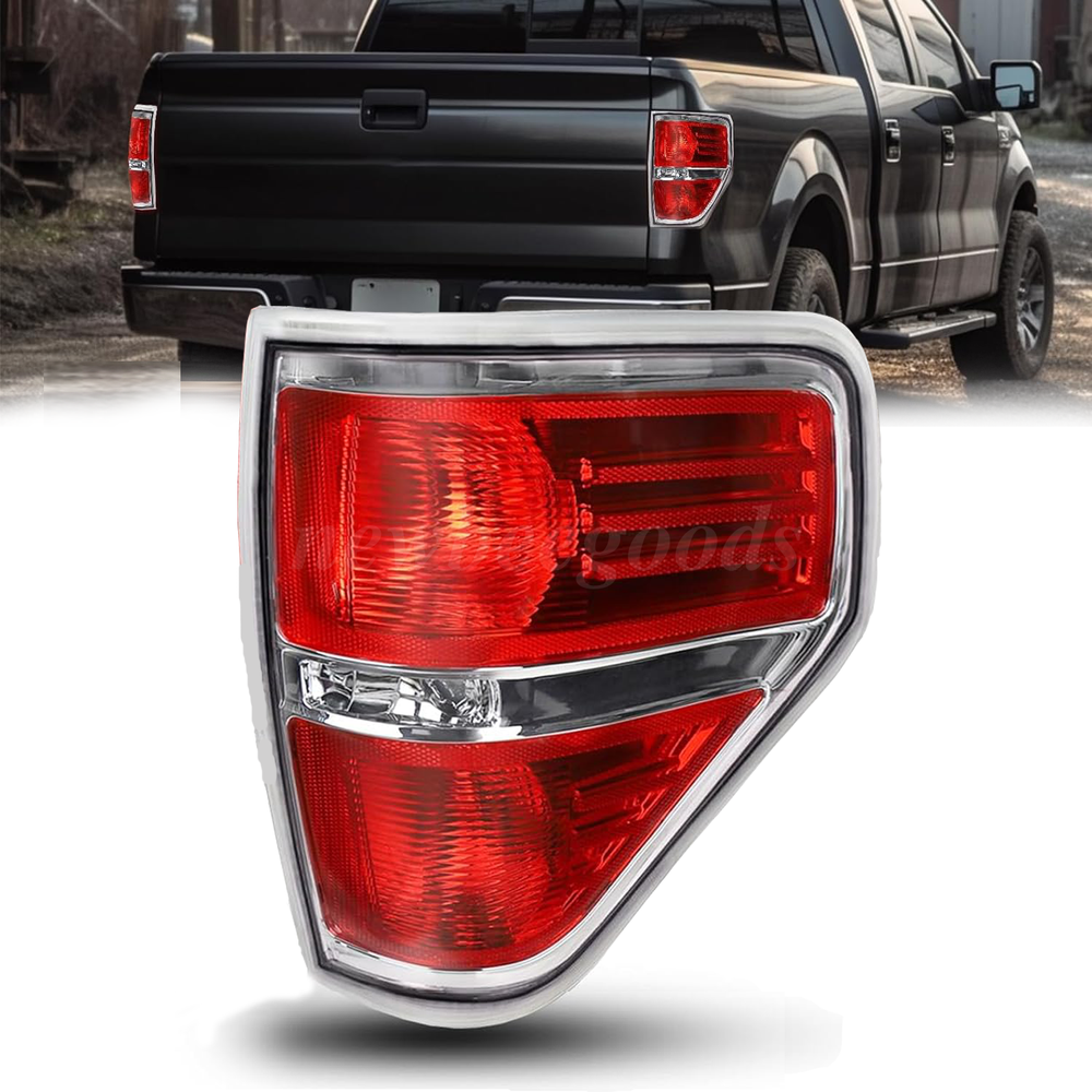 Passenger RH Right Brake Lamp Tail Light For Ford F150 F-150 2009-2014 Red Lens