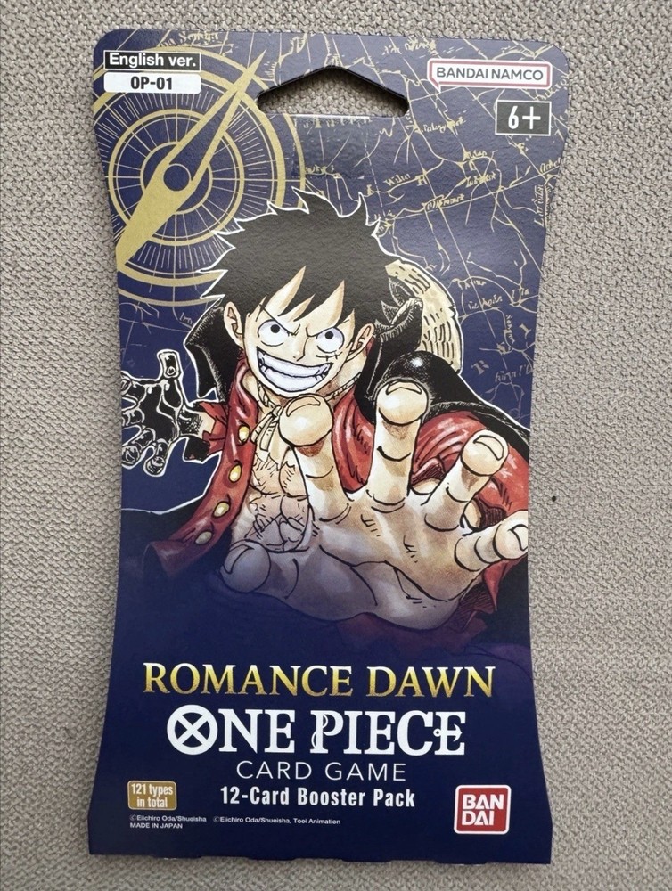 One Piece Romance Dawn English OP-01 Sleeved Sealed Booster Pack - BRAND NEW