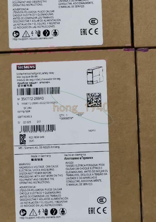 ONE SIEMENS 3SK1112-2BB40 Safety relay new