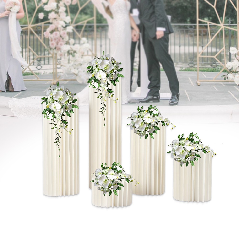 5Pcs Flower Vase Stand Party Table Decoration Wedding Centerpiece Cardboard NEW