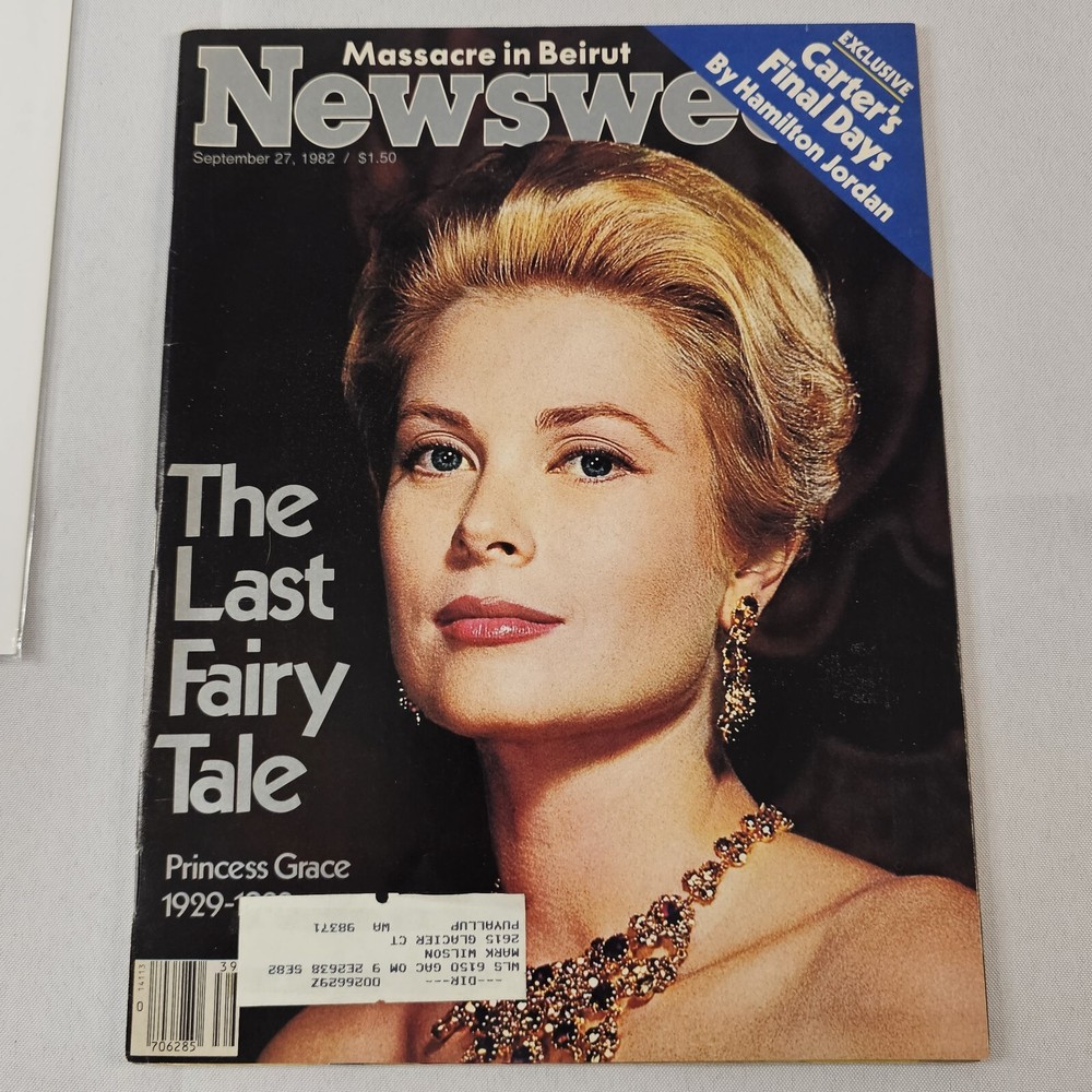 Newsweek September 27 1982 Fairy Tale Princess Grace Of Monaco Good Condition