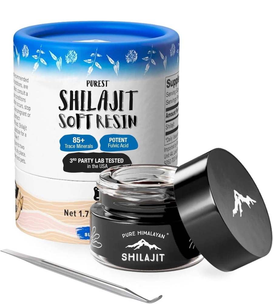 Pure Himalayan Shilajit Grade A Soft Resin for Energy & Vitality Boost