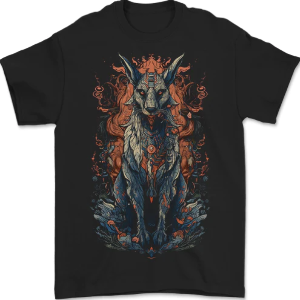 Bastet Egyptian God Fantasy Mens T-Shirt 100% Cotton