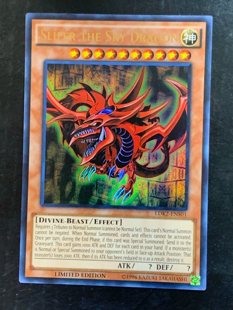Slifer the Sky Dragon LDK2-ENS01 Ultra Rare Limited Edition Yu-Gi-Oh Card by Konami