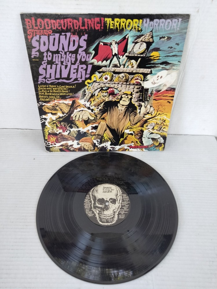 Spooky Halloween Sound Effects Vinyl Spine-Chilling Horror Tracks to Frighten