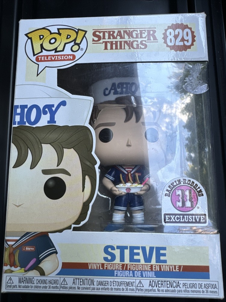 G8 Funko Pop Stranger Things STEVE Baskin Robbins 31 Exclusive Vinyl Figure 829