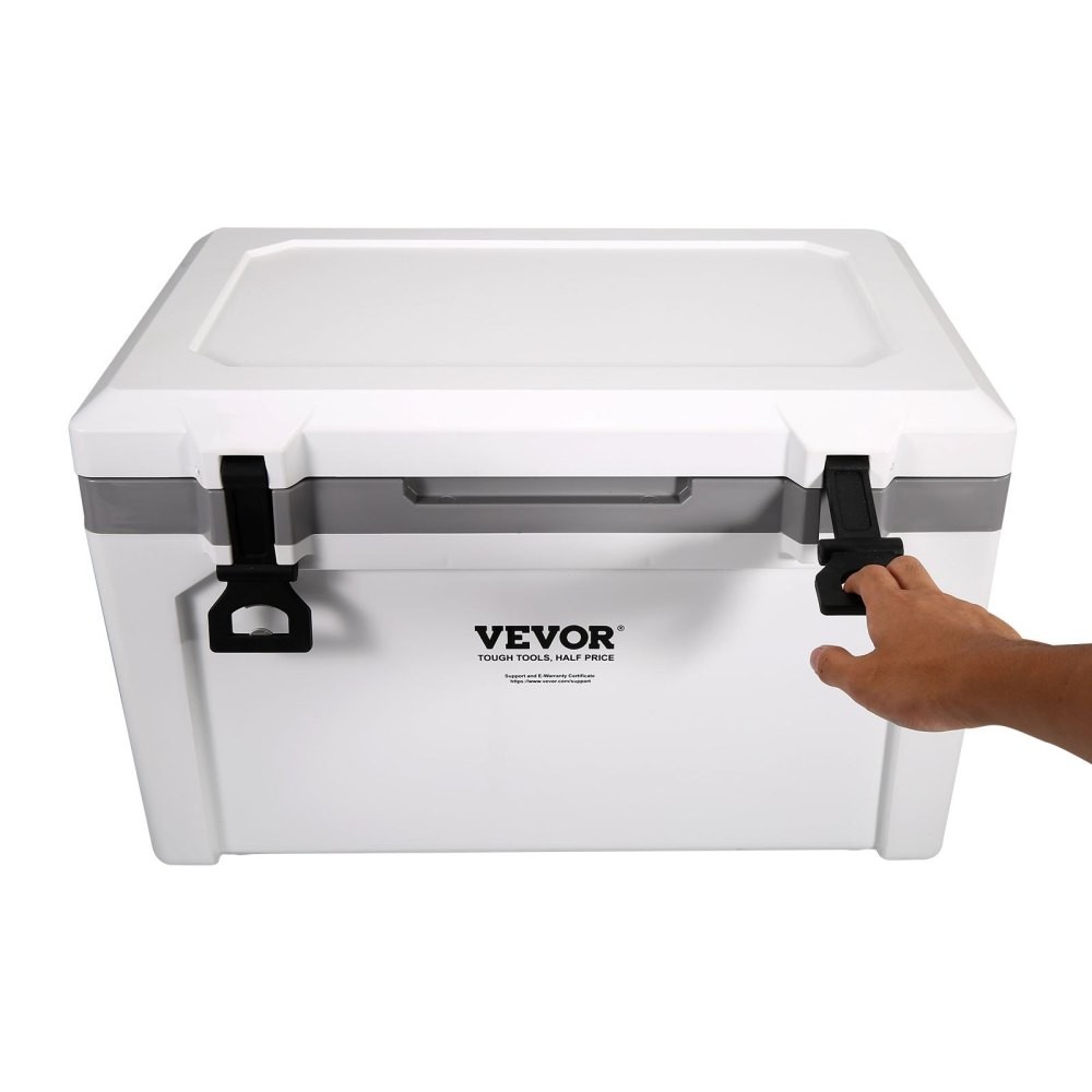 52 Qt Insulated Portable Hard Cooler Holds 50 Cans 6 Days Ice Retention