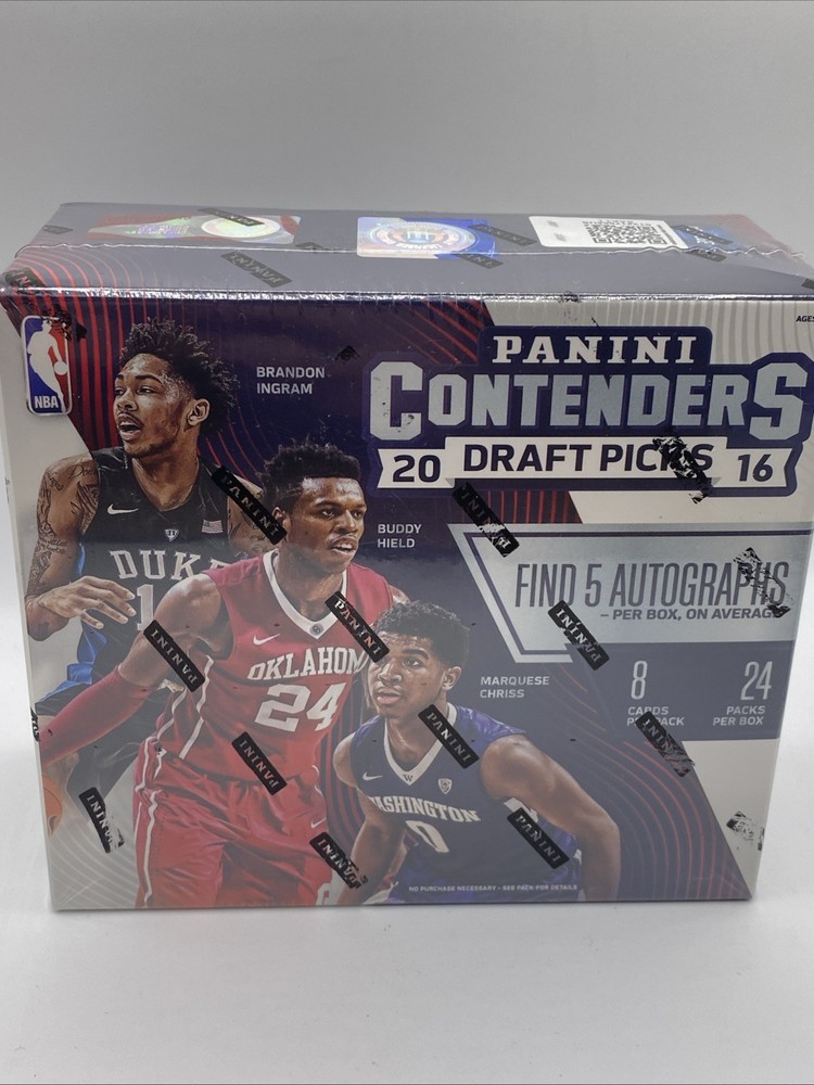 2016-17 Panini Contenders Draft Picks Basketball Factory Sealed Hobby Box 5 Auto