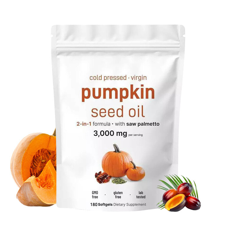 Pumpkin Seed Oil Saw Palmetto 3000 mg - Bladder Health, Immune Support