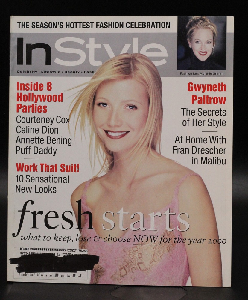 In Style Jan 1999 Gwyneth Paltrow Sean 