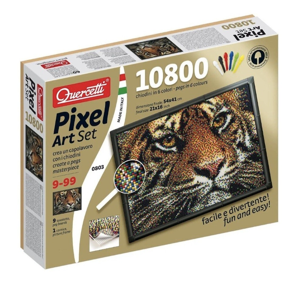 Quercetti Pixel Art  10800 Tiger 2013 Edition