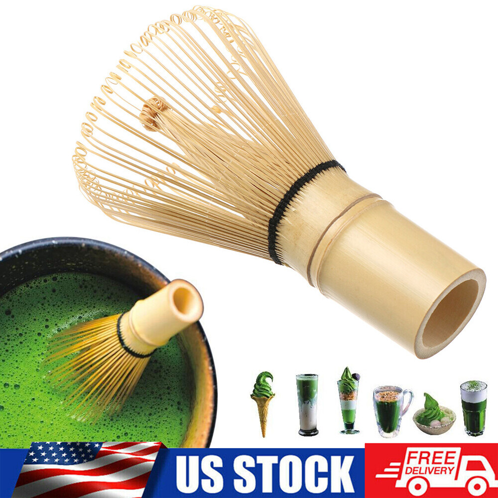 Bamboo Chasen Whisk for Matcha Green Tea Powder Mixing