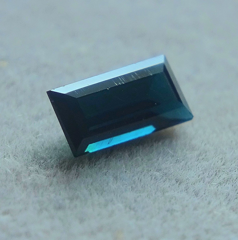 Dark Blue Tourmaline Gemstone for Jewelry Making