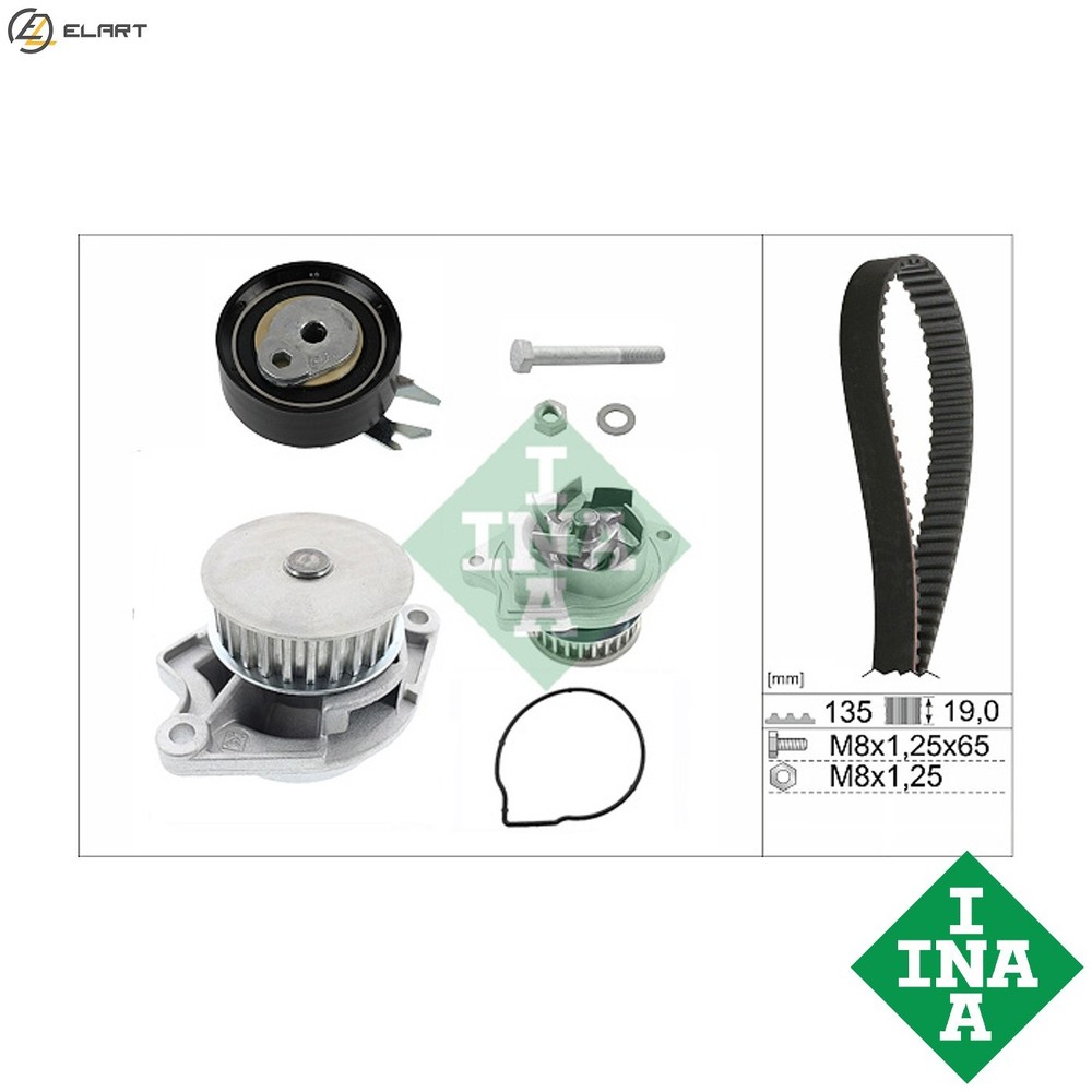 WATER PUMP & TIMING BELT KIT 530 0166 31 FOR VW SEAT CORDOBA IBIZA/Mk/II 1.0L