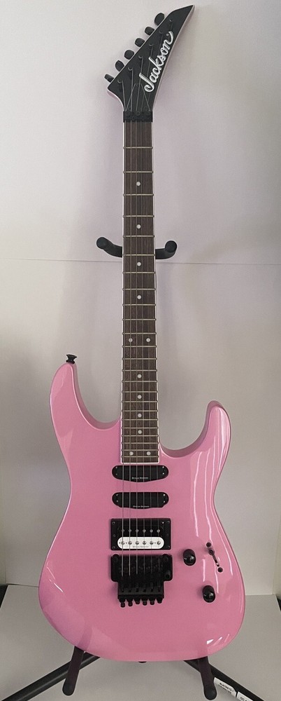 Jackson X Series Soloist SL1X Electric Guitar in Laurel Platinum Pink with Case