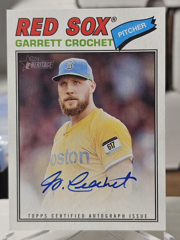2026 Topps Heritage - Real One Autographs Garrett Crochet #ROA-GC (AU)
