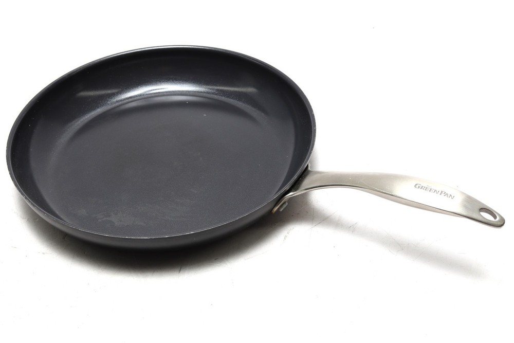 GreenPan Black Ceramic Nonstick 12-Inch Frying Pan Pre-Owned