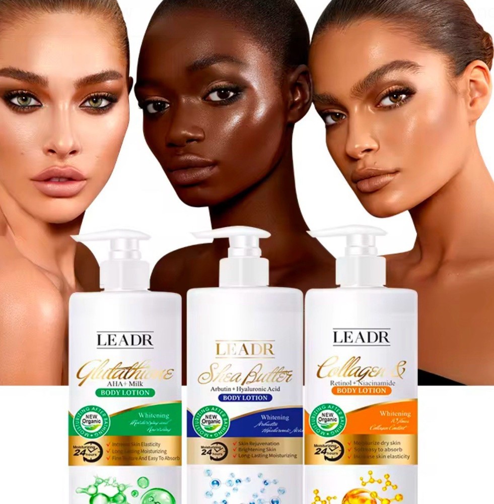 500ml Collagen Glutathione Shea Butter Vitamin C Whitening & Lightening Body Lotion Milk