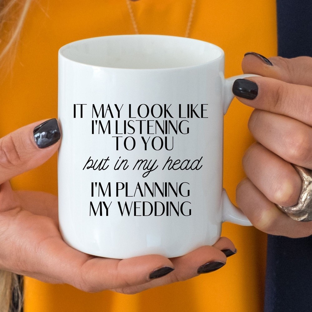 Wedding Planning Mug Cute Coffee Cup For Organizing My Big Day