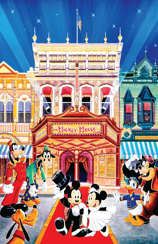 Vibrant Disney Mickey Mouse and Donald Duck 13x19 Art Print Satin Finish  