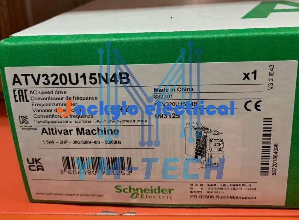 1PCS New Schneider frequency converter ATV320U15N4B Fast ship with warranty
