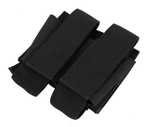 40mm Double Tactical MOLLE PALS Grenade Pouch in Black-image