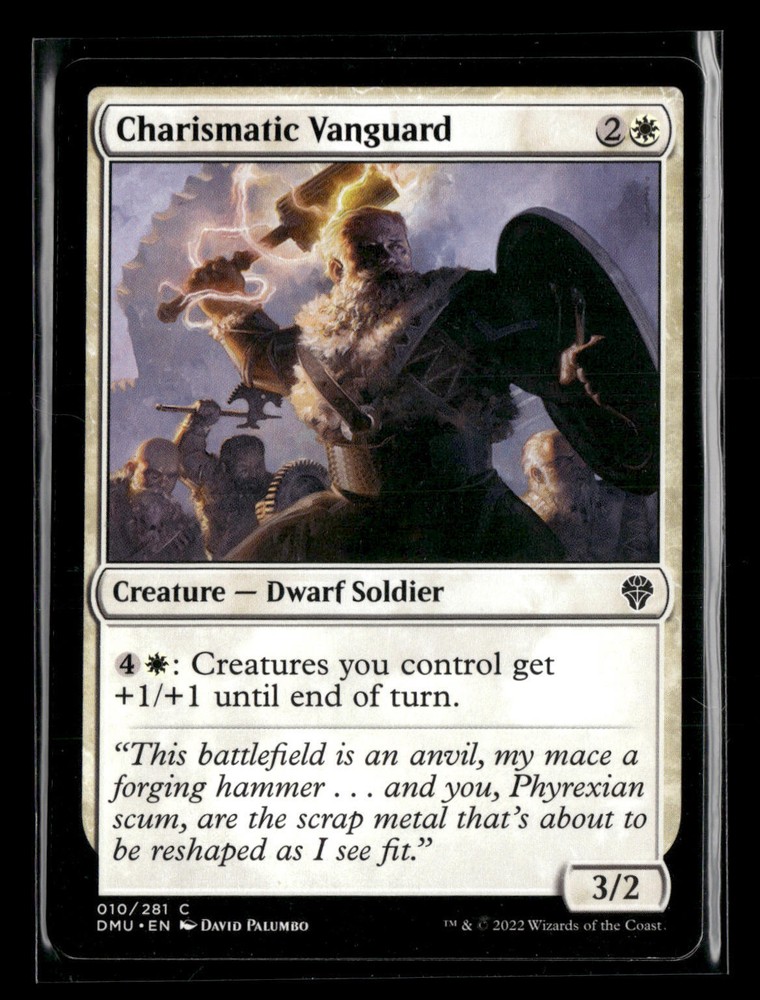 Charismatic Vanguard MTG White Card #10 Magic The Gathering DMU Discount-image