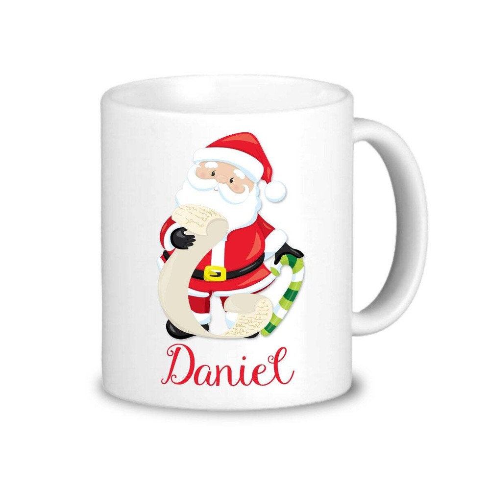 Christmas Santa Mug Santa Dinnerware Cup Santa Claus Kids Personalized Mug You