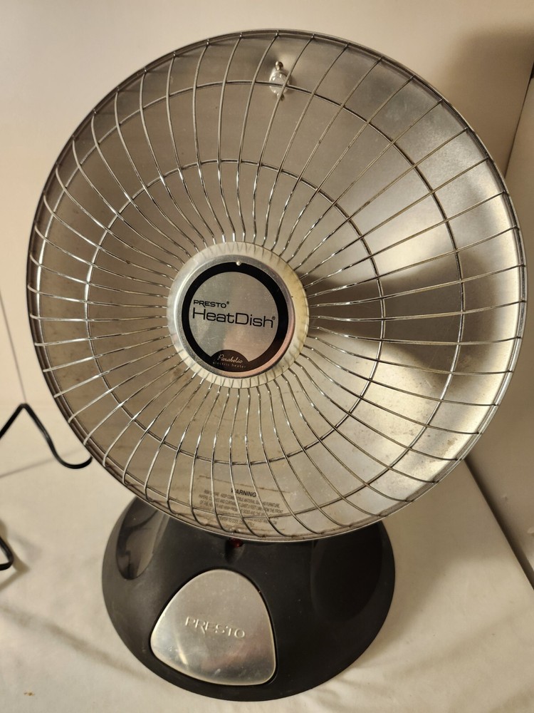 Presto Parabolic Electric Portable Heater Tested Model 0791708