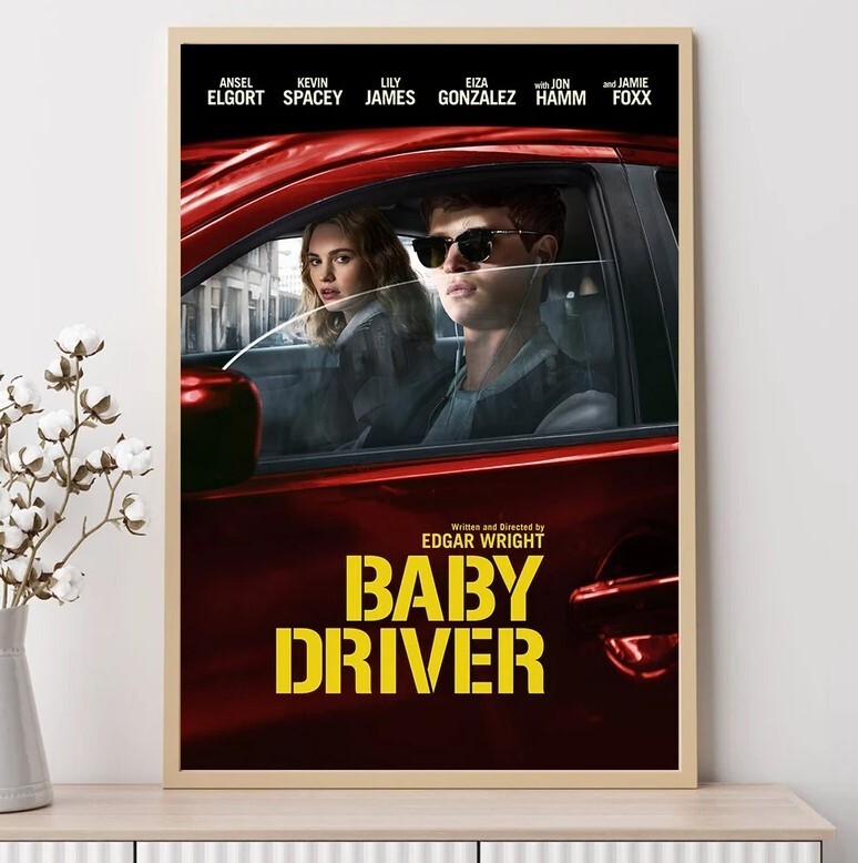 Baby Driver 2017 Movie Poster Art Prints Wall Decor Home Art