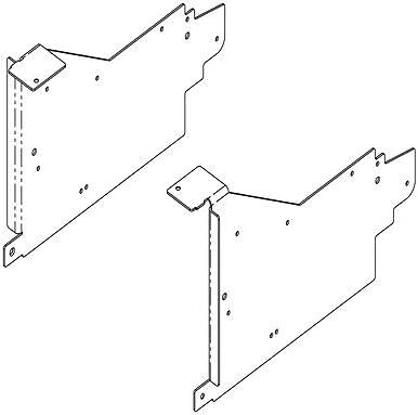 Aventos HL Appliance Garage Bracket Set for Face Frame Corner Cabinet in Steel
