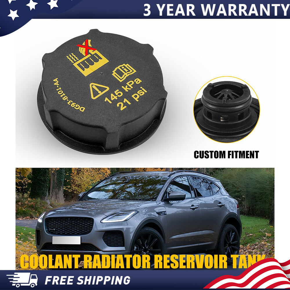 Engine Coolant Radiator Reservoir Tank Cap Single Custom for Ford Edge 2015-2021